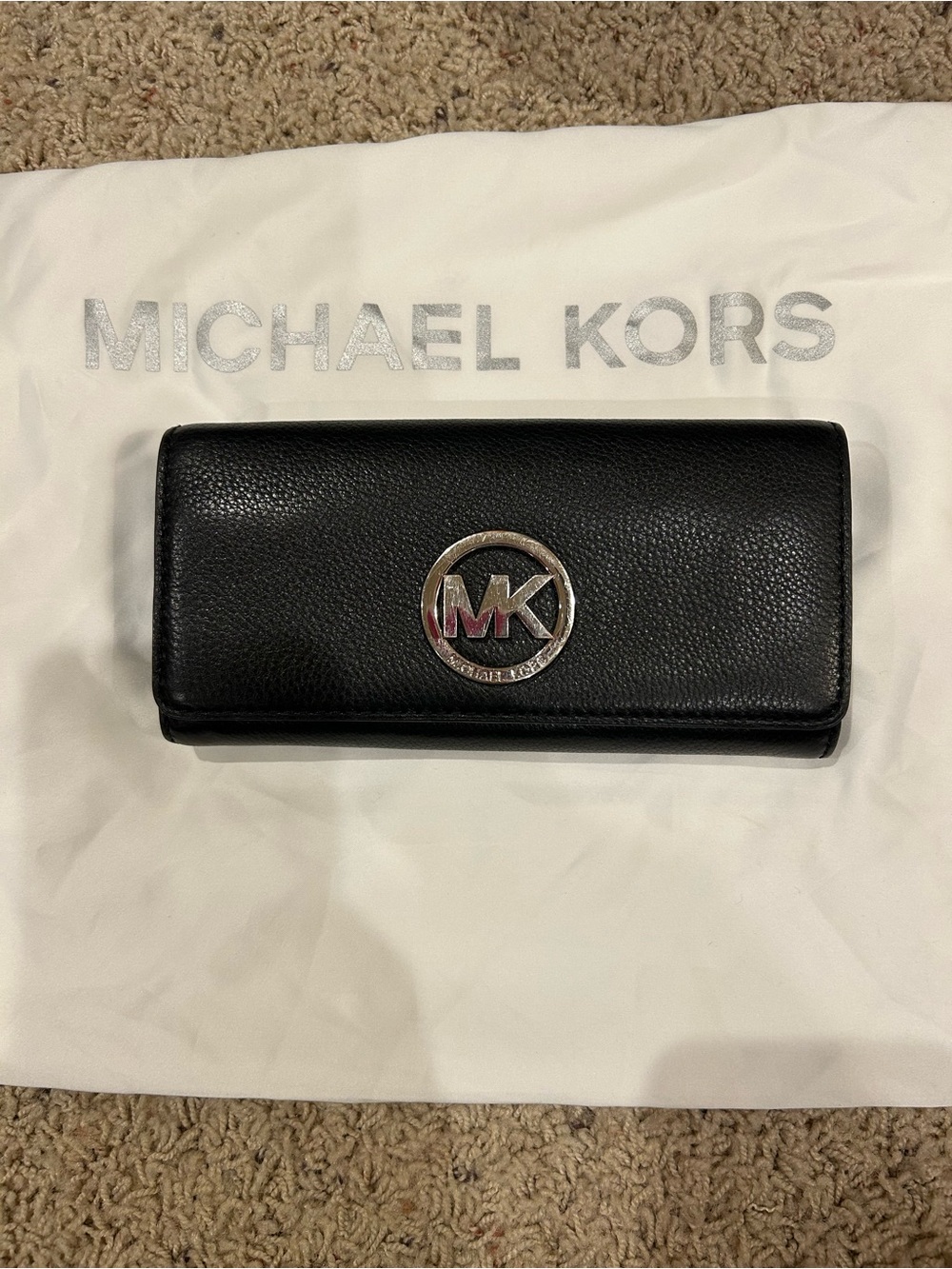 Michael Kors Black Pebbled Leather Shoulder Hobo with Chain Strap - Picture 4 of 6